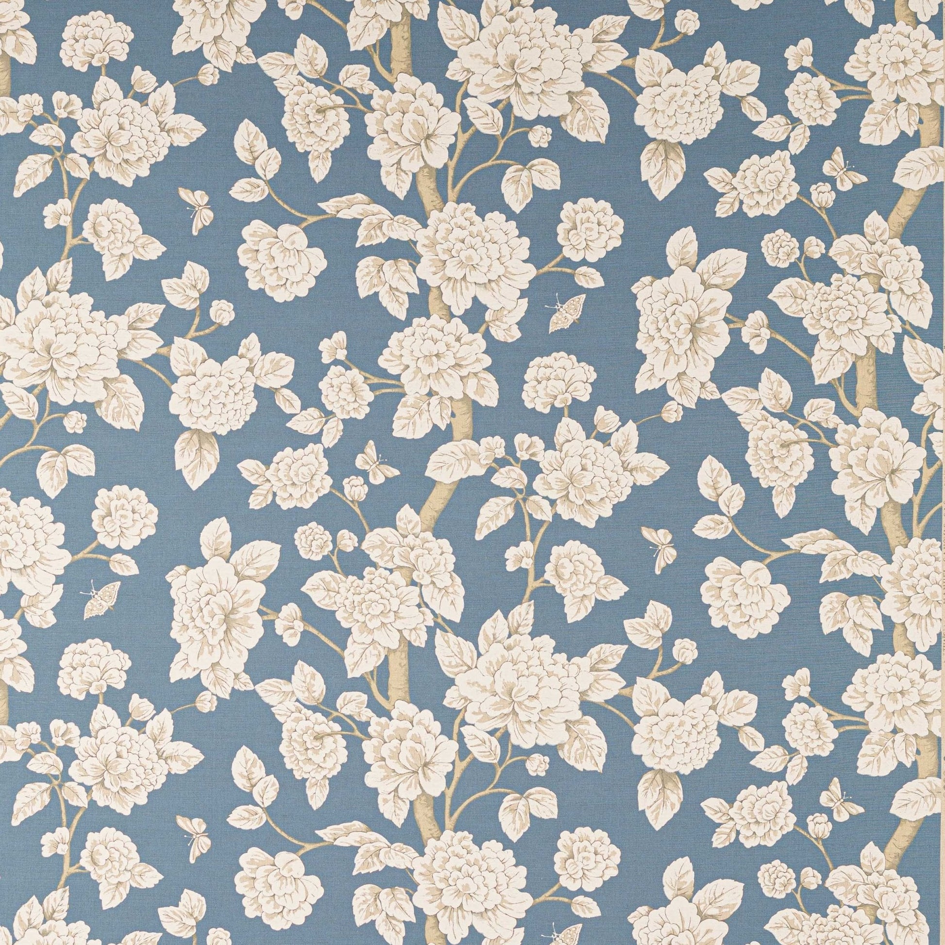 Thais Fabric - Azur - Manuel Canovas - M4129-01 - Premier Wallcovering
