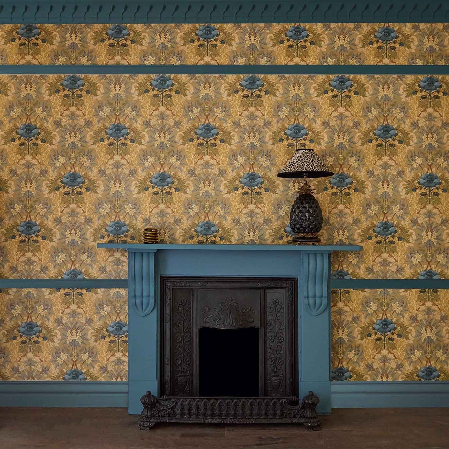 The Blue Rose Weeping Wallpaper - House of Hackney - 1 - WA - BRW - DI - AUO - XXX - Premier Wallcovering
