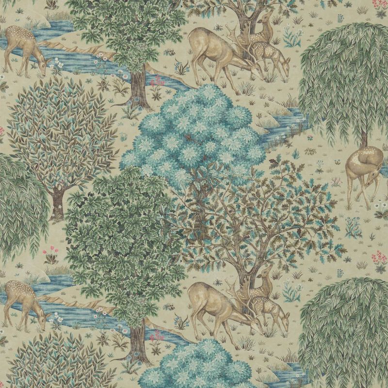 The Brook Wallpaper - Linen - 214888 - Morris & Co - Premier Wallcovering