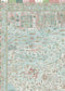 The Map Maxi Wallpaper - Pistachio Rose - Lewis & Wood - Premier Wallcovering
