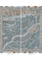 The Map Maxi Wallpaper - Blue Almond - Lewis & Wood - Premier Wallcovering