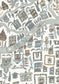The Map Maxi Wallpaper - Aqua Vita - Lewis & Wood - Premier Wallcovering