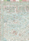 The Map Mini Wallpaper - Pistachio Rose - Lewis & Wood - Premier Wallcovering