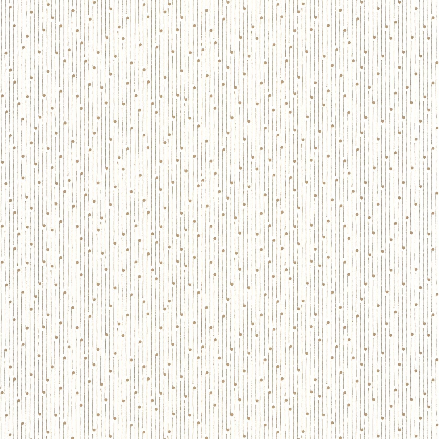 The Place To Bed Lullaby Wallpaper - Blanc Or - Caselio - 101830025