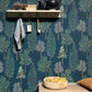 The Tree House Wallpaper - Bleu Nuit - Caselio - 102956614