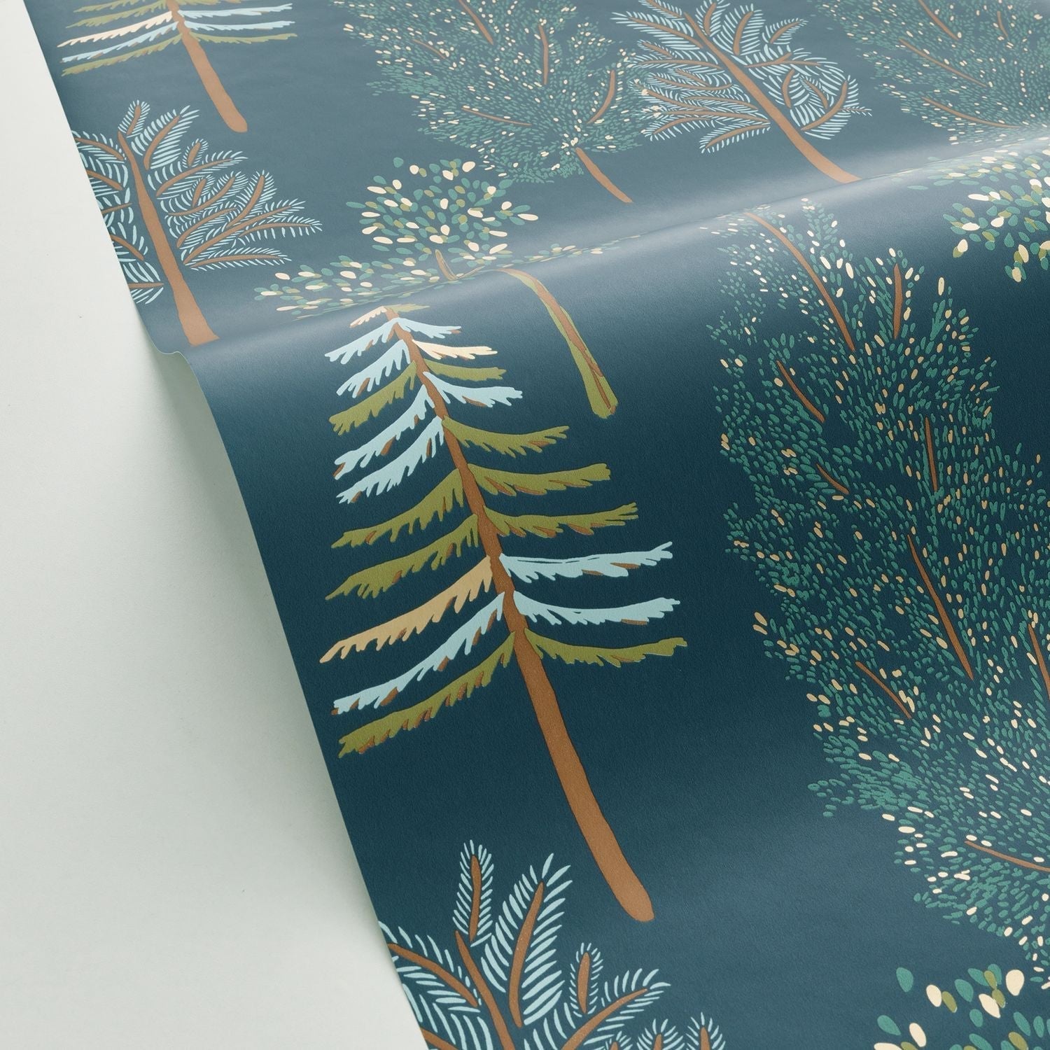 The Tree House Wallpaper - Bleu Nuit - Caselio - 102956614