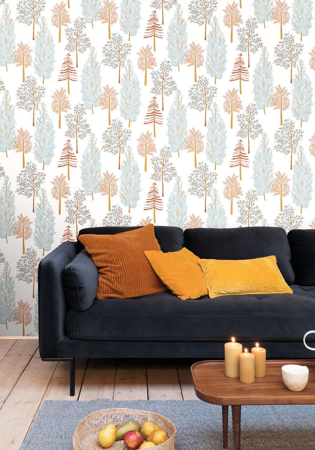 The Tree House Wallpaper - Bleu - Caselio - 102956023