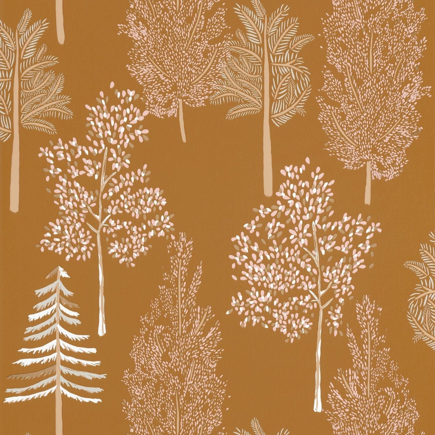 The Tree House Wallpaper - Ocre - Caselio - 102952237