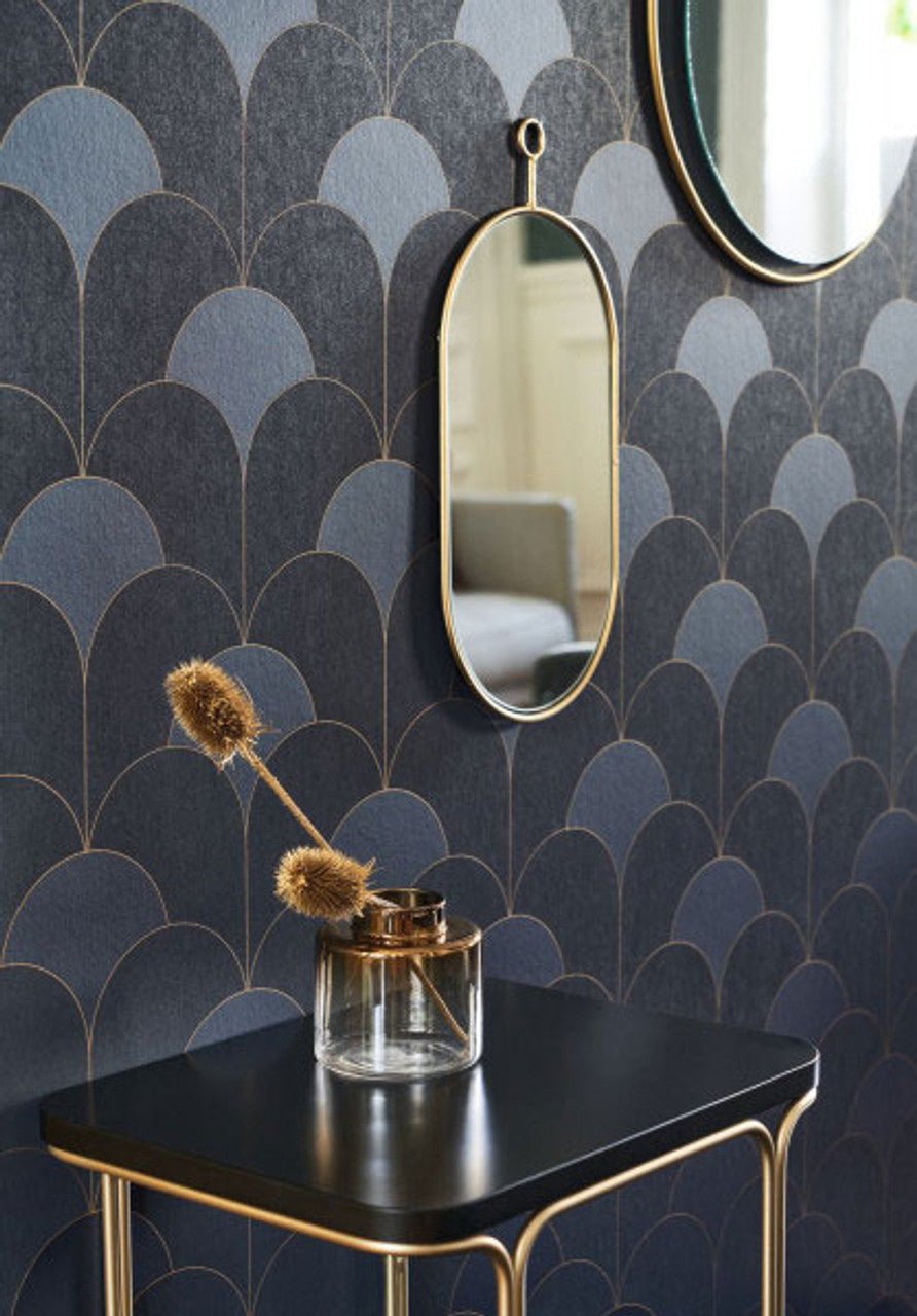 Theatre Twenties Wallpaper - Beige Lin - Casadeco - 88681331 - Premier Wallcovering