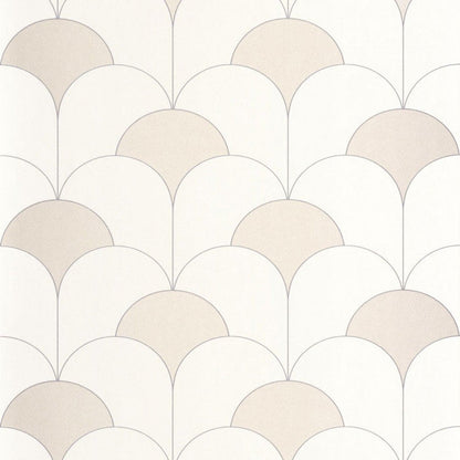 Theatre Twenties Wallpaper - Blanc Neige - Casadeco - 88680220 - Premier Wallcovering
