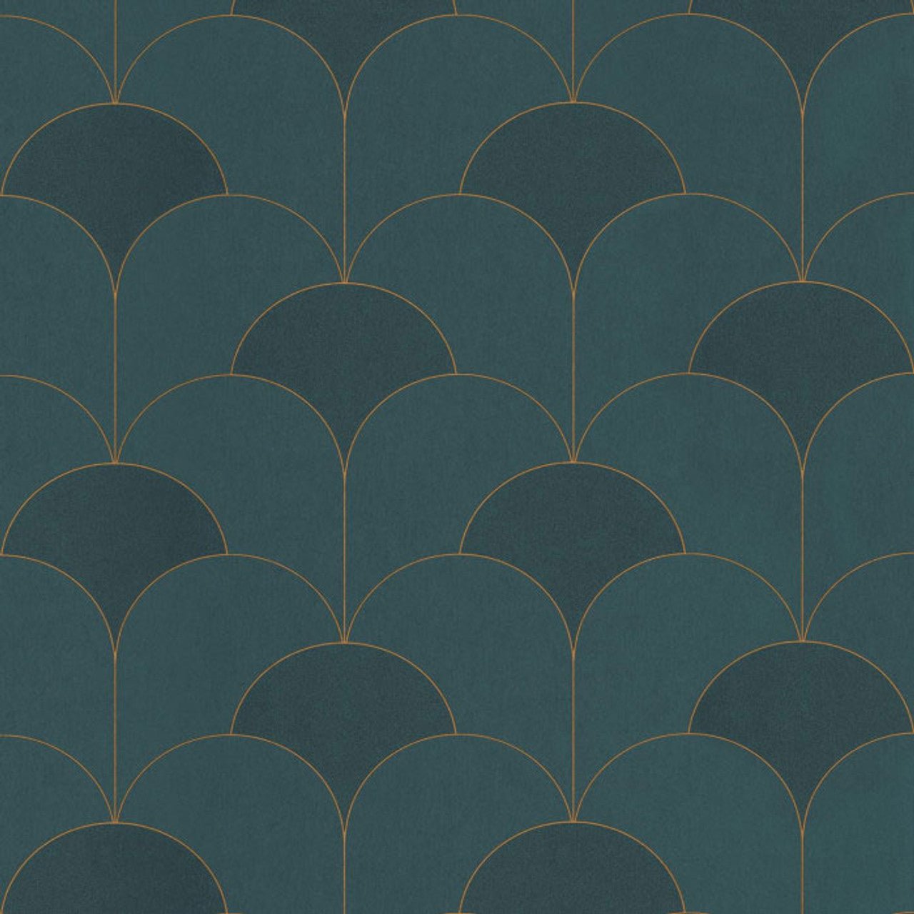 Theatre Twenties Wallpaper - Vert Canopee - Casadeco - 88687525 - Premier Wallcovering
