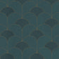 Theatre Twenties Wallpaper - Vert Canopee - Casadeco - 88687525 - Premier Wallcovering