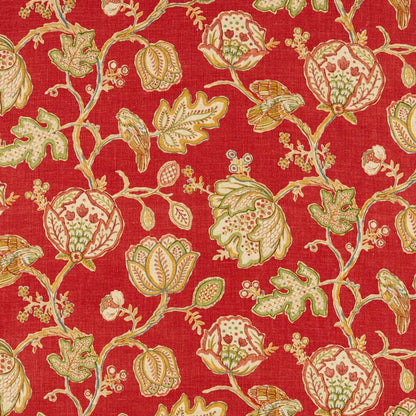 Theodosia Fabric - Red - Morris & Co - 226594 - Premier Wallcovering