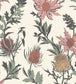 Thistle Wallpaper - Magenta & Orange on Parchment - 115/14043 - Cole & Son - Premier Wallcovering