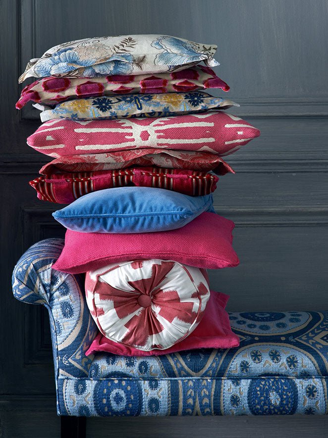 Tiana Fabric - Ciel/Ivoire - Manuel Canovas - 04786/04 - Premier Wallcovering