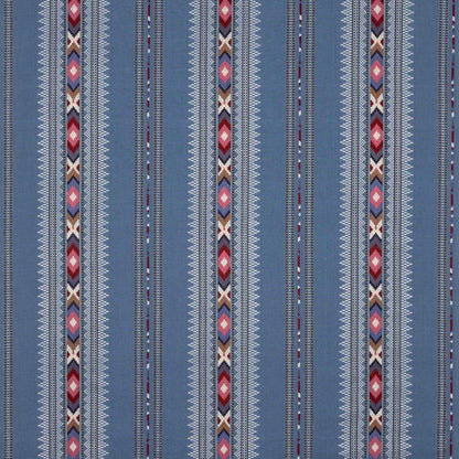 Tikal Fabric - Azur - Manuel Canovas - M4180-01 - Premier Wallcovering