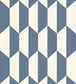 Tile Wallpaper - White & China Blue - 105/12054 - Cole & Son - Premier Wallcovering