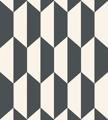 Tile Wallpaper - Black and White - 105/12050 - Cole & Son - Premier Wallcovering