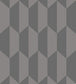 Tile Wallpaper - Charcoal and Metallic Pewter - 105/12051 - Cole & Son - Premier Wallcovering