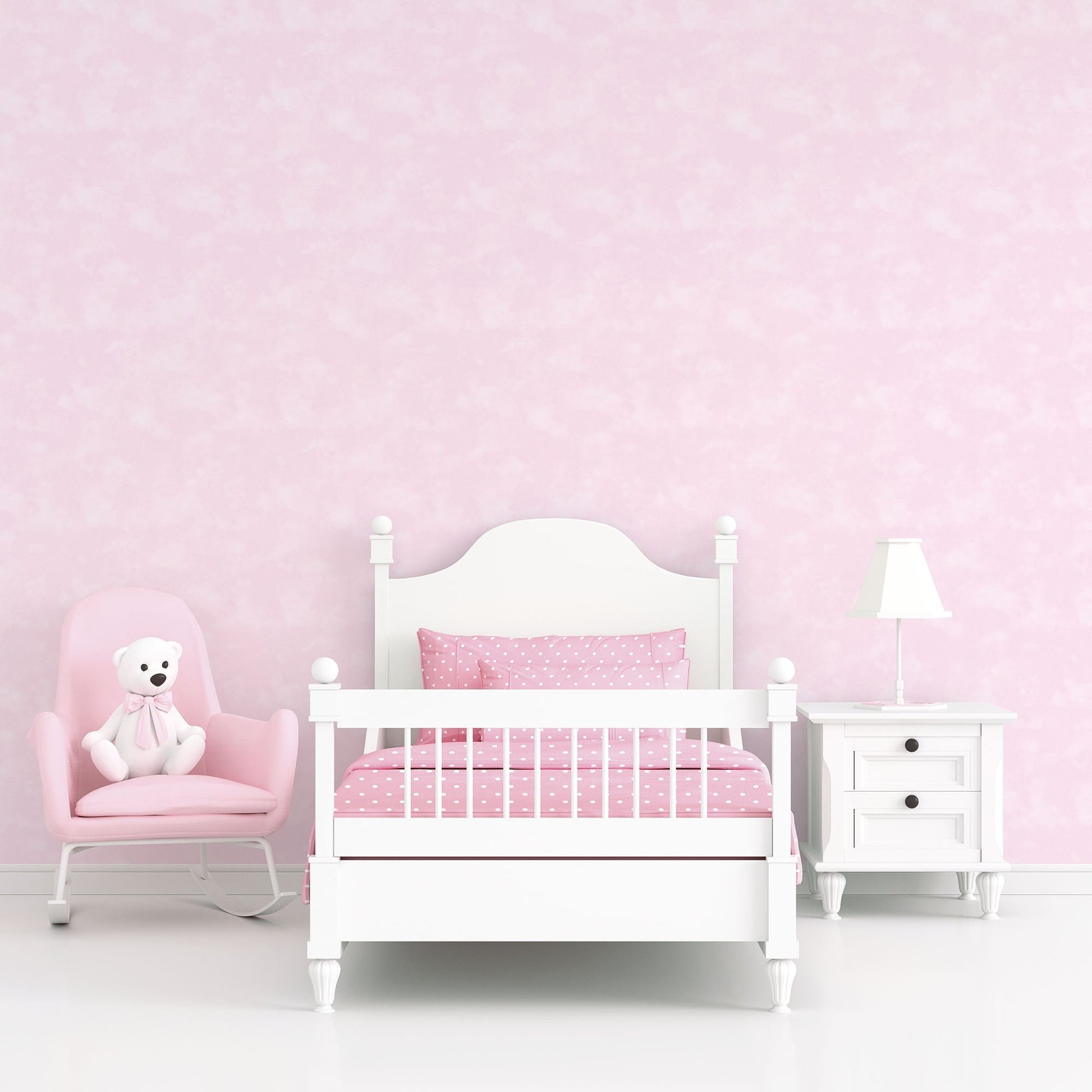 Tiny Tots 2 Baby Texture Wallpaper - Pink / Glitter - Galerie - G78354 - Premier Wallcovering