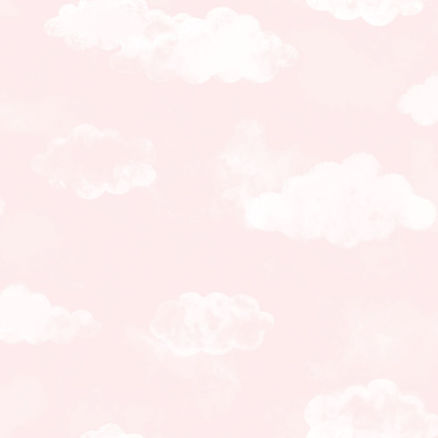 Tiny Tots 2 Cloud Wallpaper - Pink - Galerie - G78358 - Premier Wallcovering