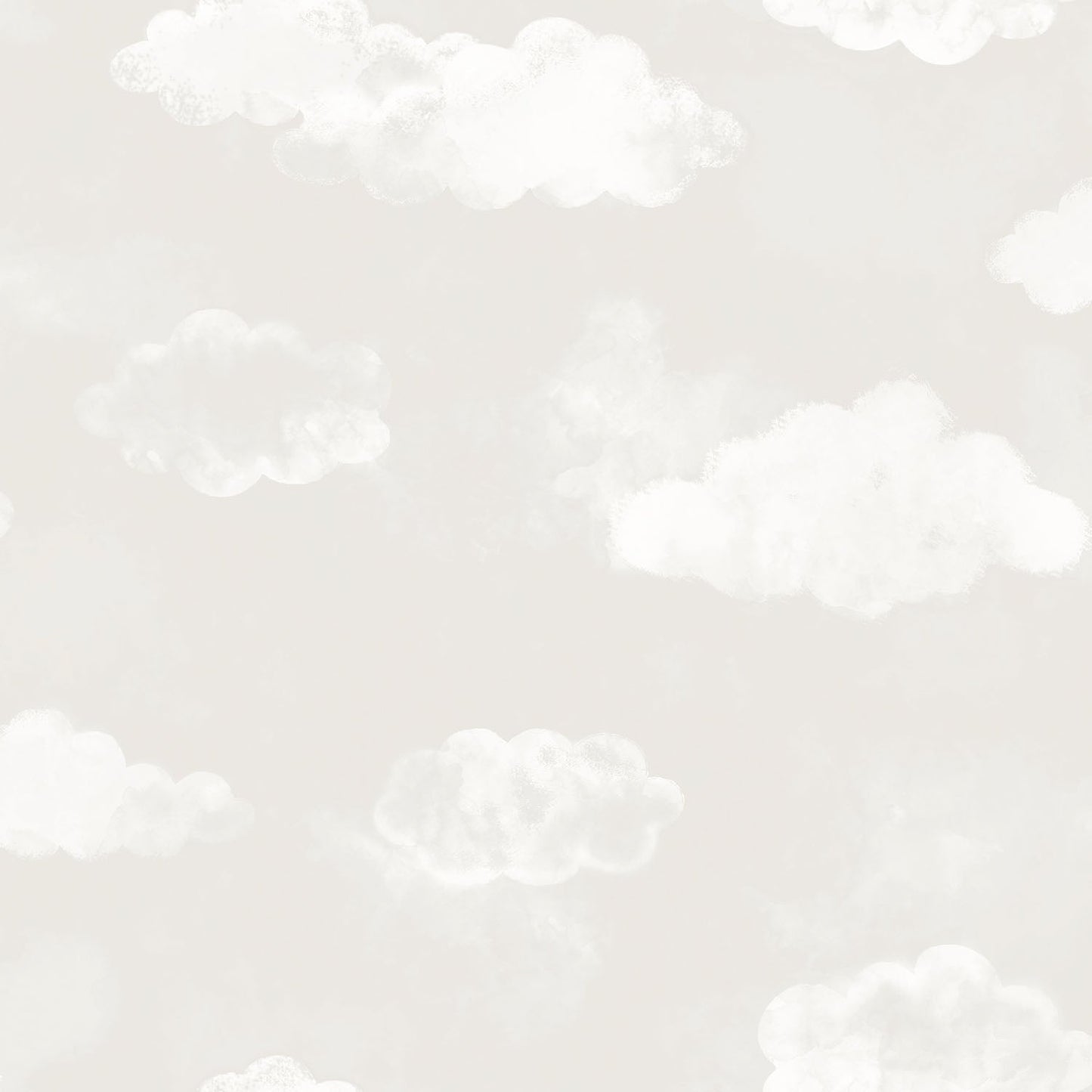 Tiny Tots 2 Cloud Wallpaper - Greige - Galerie - G78357 - Premier Wallcovering