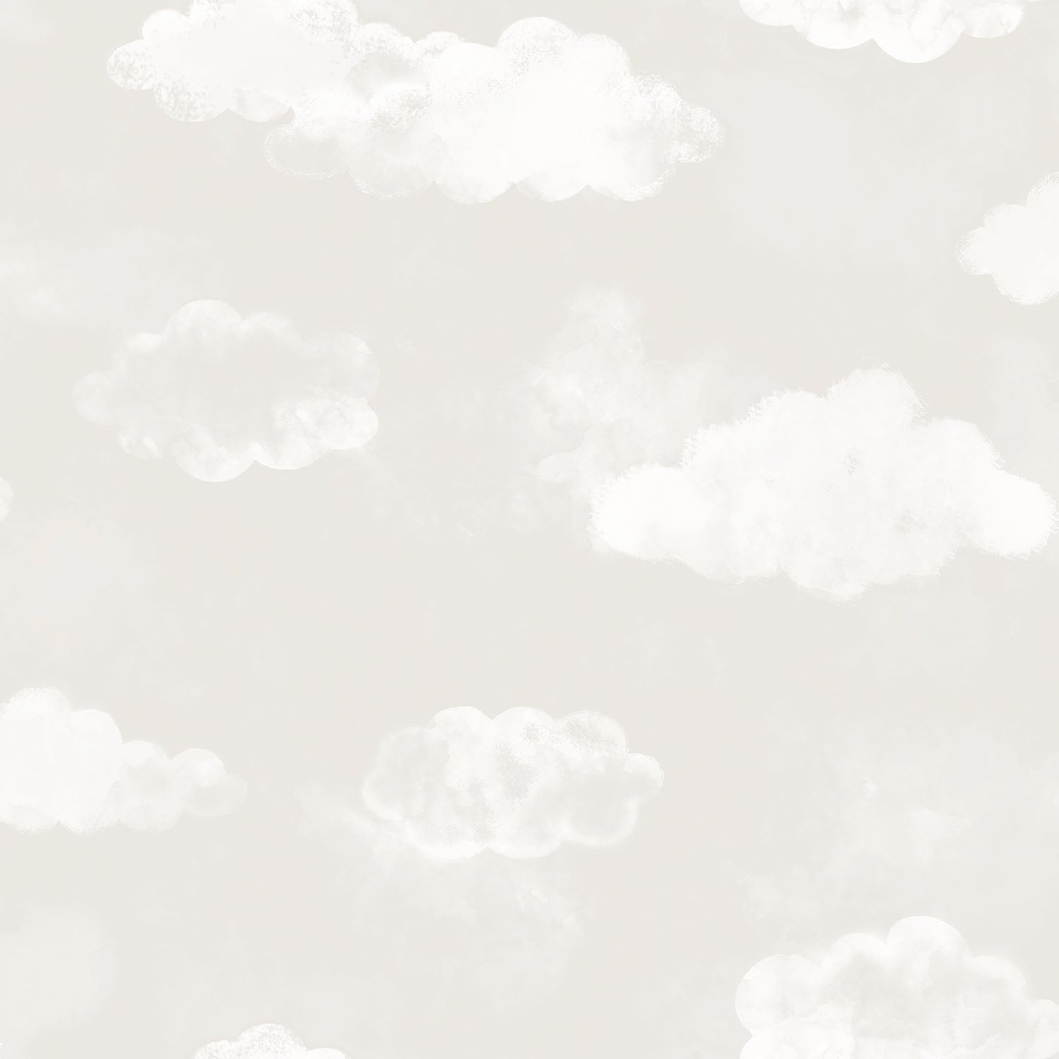 Tiny Tots 2 Cloud Wallpaper - Greige - Galerie - G78357 - Premier Wallcovering
