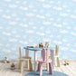Tiny Tots 2 Cloud Wallpaper - Sky Blue - Galerie - G78359 - Premier Wallcovering