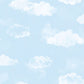 Tiny Tots 2 Cloud Wallpaper - Sky Blue - Galerie - G78359 - Premier Wallcovering