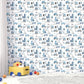 Tiny Tots 2 Construction Wallpaper - Blues - Galerie - G78360 - Premier Wallcovering