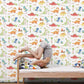 Tiny Tots 2 Dinosaurs Wallpaper - Primary - Galerie - G78364 - Premier Wallcovering