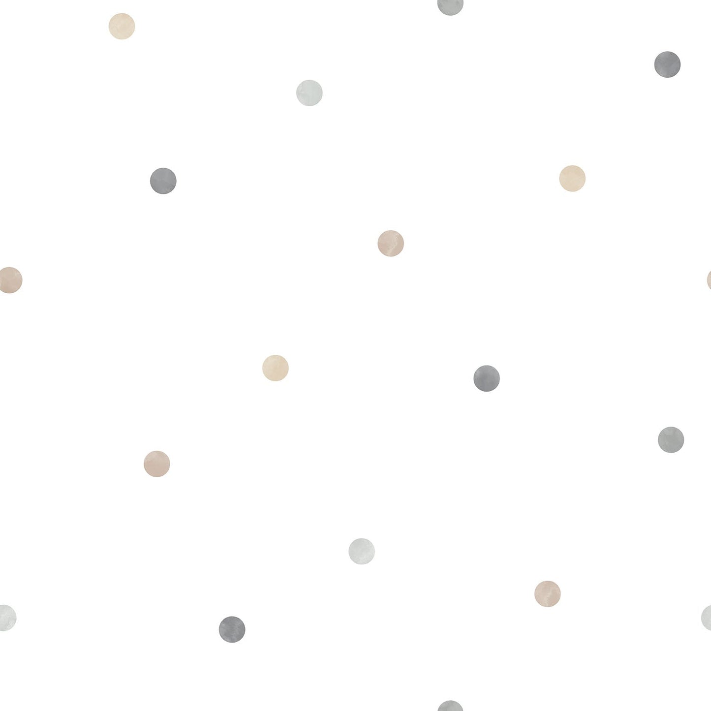 Tiny Tots 2 Dots Wallpaper - Beige / Grey / Tan - Galerie - G78365 - Premier Wallcovering