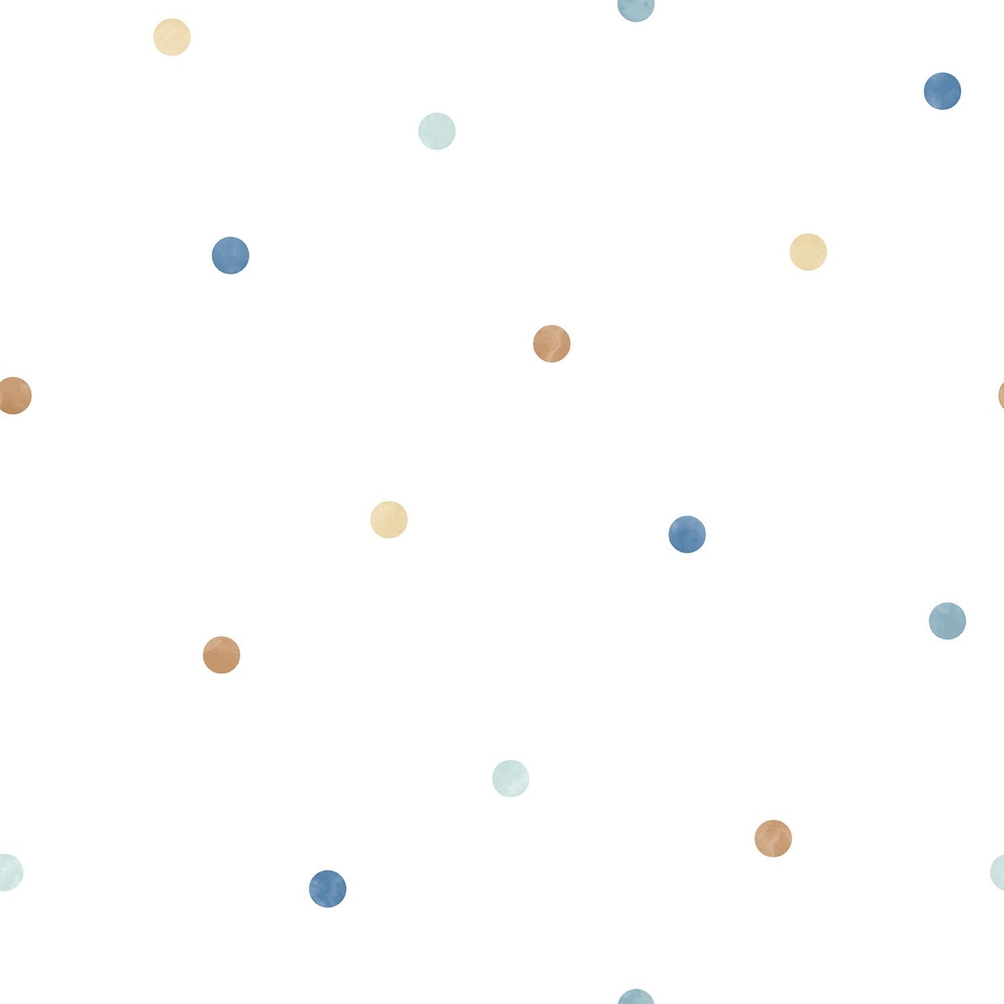 Tiny Tots 2 Dots Wallpaper - Blue / Beige - Galerie - G78366 - Premier Wallcovering