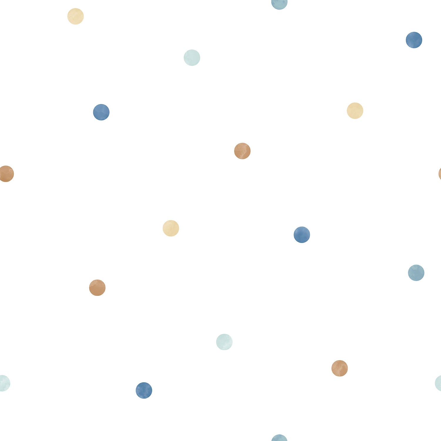 Tiny Tots 2 Dots Wallpaper - Blue / Beige - Galerie - G78366 - Premier Wallcovering