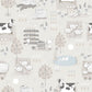 Tiny Tots 2 Farmland Wallpaper - Greige - Galerie - G78375 - Premier Wallcovering