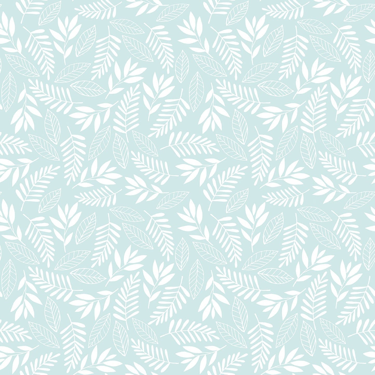 Tiny Tots 2 Koala Leaf Wallpaper - Turquoise - Galerie - G78383 - Premier Wallcovering