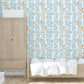 Tiny Tots 2 Koalas Wallpaper - Light Blues / Glitter - Galerie - G78386 - Premier Wallcovering