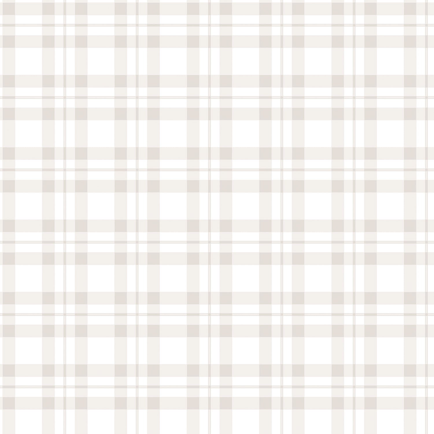 Tiny Tots 2 Plaid Wallpaper - Greige - Galerie - G78394 - Premier Wallcovering