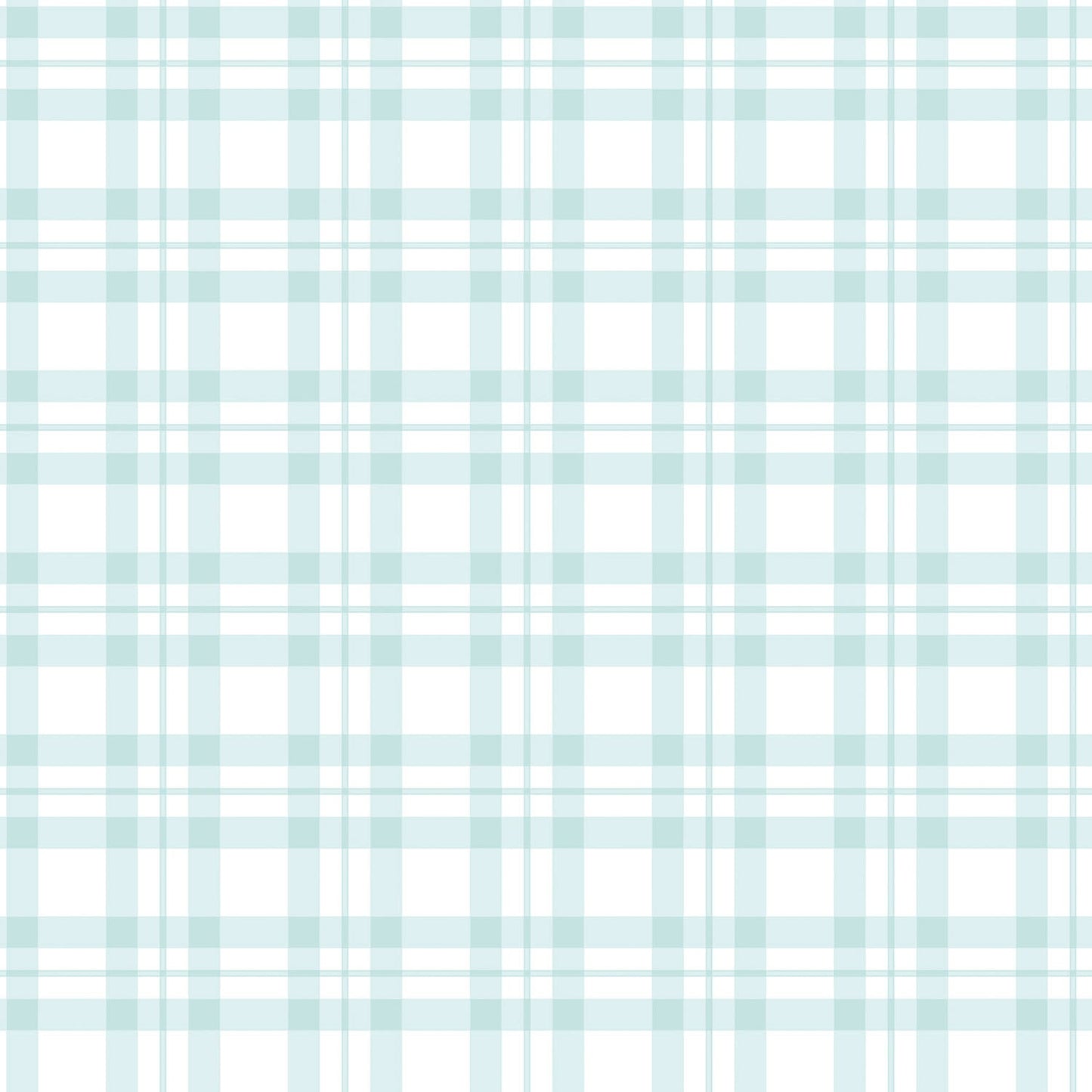 Tiny Tots 2 Plaid Wallpaper - Turquoise - Galerie - G78397 - Premier Wallcovering