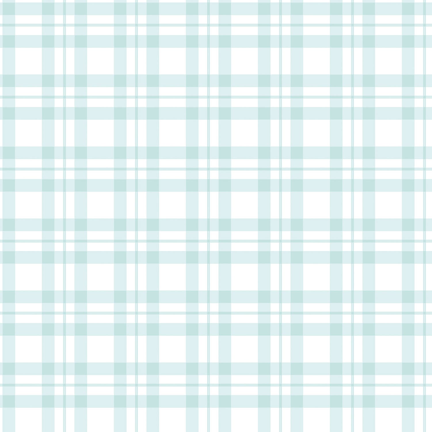 Tiny Tots 2 Plaid Wallpaper - Turquoise - Galerie - G78397 - Premier Wallcovering