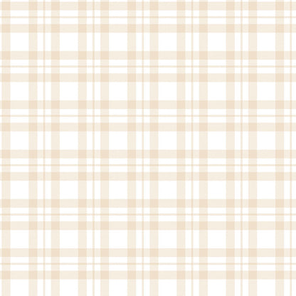 Tiny Tots 2 Plaid Wallpaper - Beige - Galerie - G78393 - Premier Wallcovering