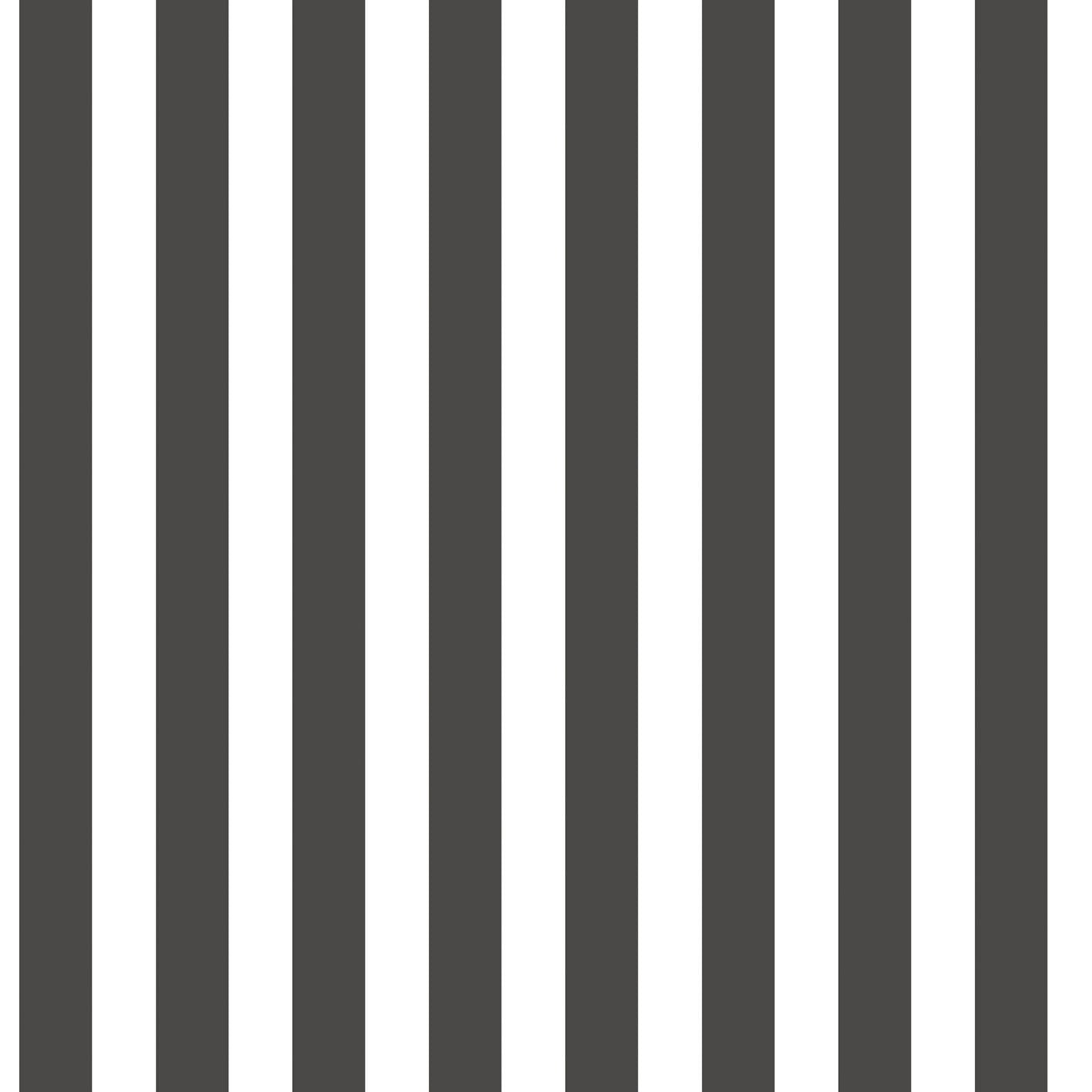 Tiny Tots 2 Regency Stripe Wallpaper - Black - Galerie - G78399 - Premier Wallcovering
