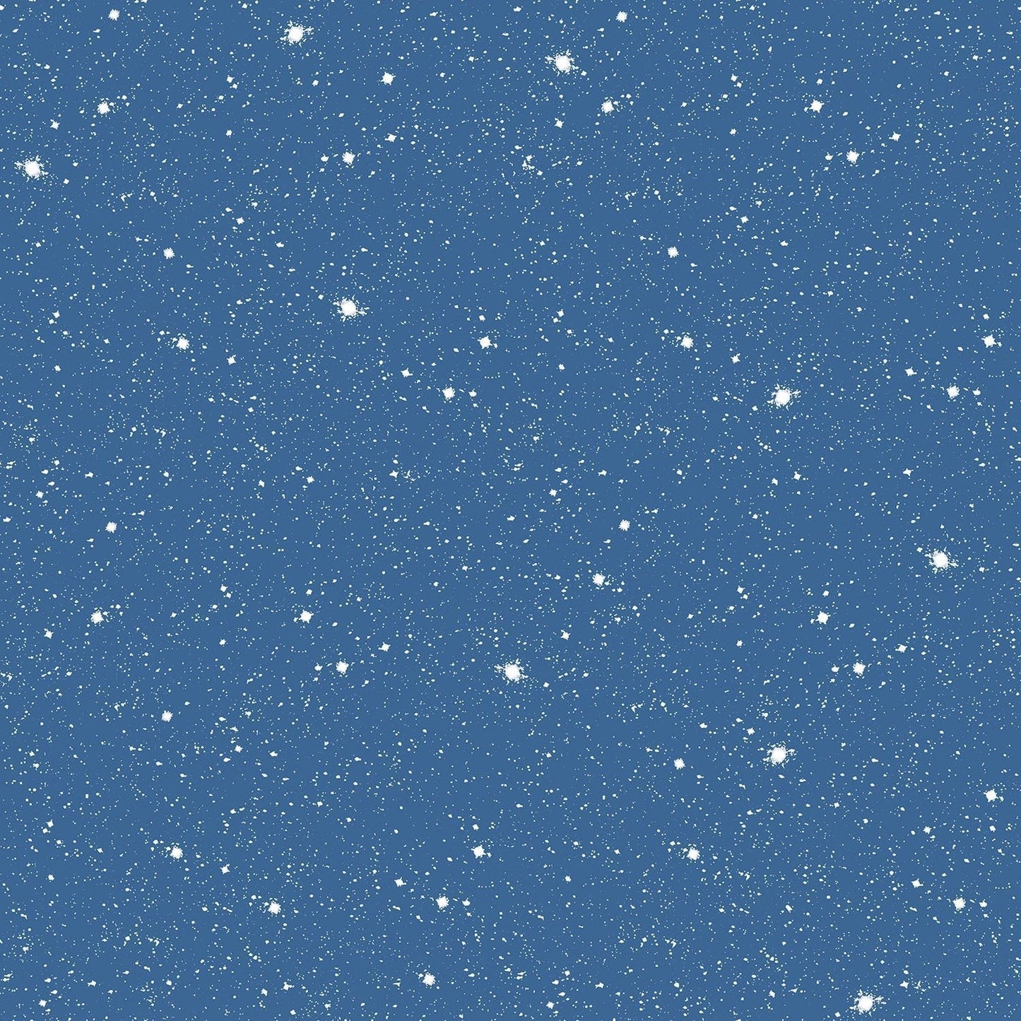 Tiny Tots 2 Space Sidewall Wallpaper - Cobalt Blue / Glitter - Galerie - G78408 - Premier Wallcovering
