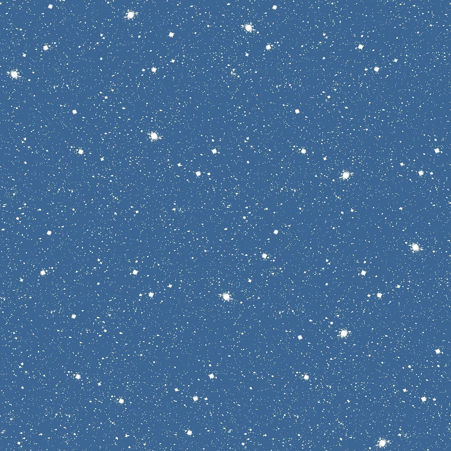 Tiny Tots 2 Space Sidewall Wallpaper - Cobalt Blue / Glitter - Galerie - G78408 - Premier Wallcovering