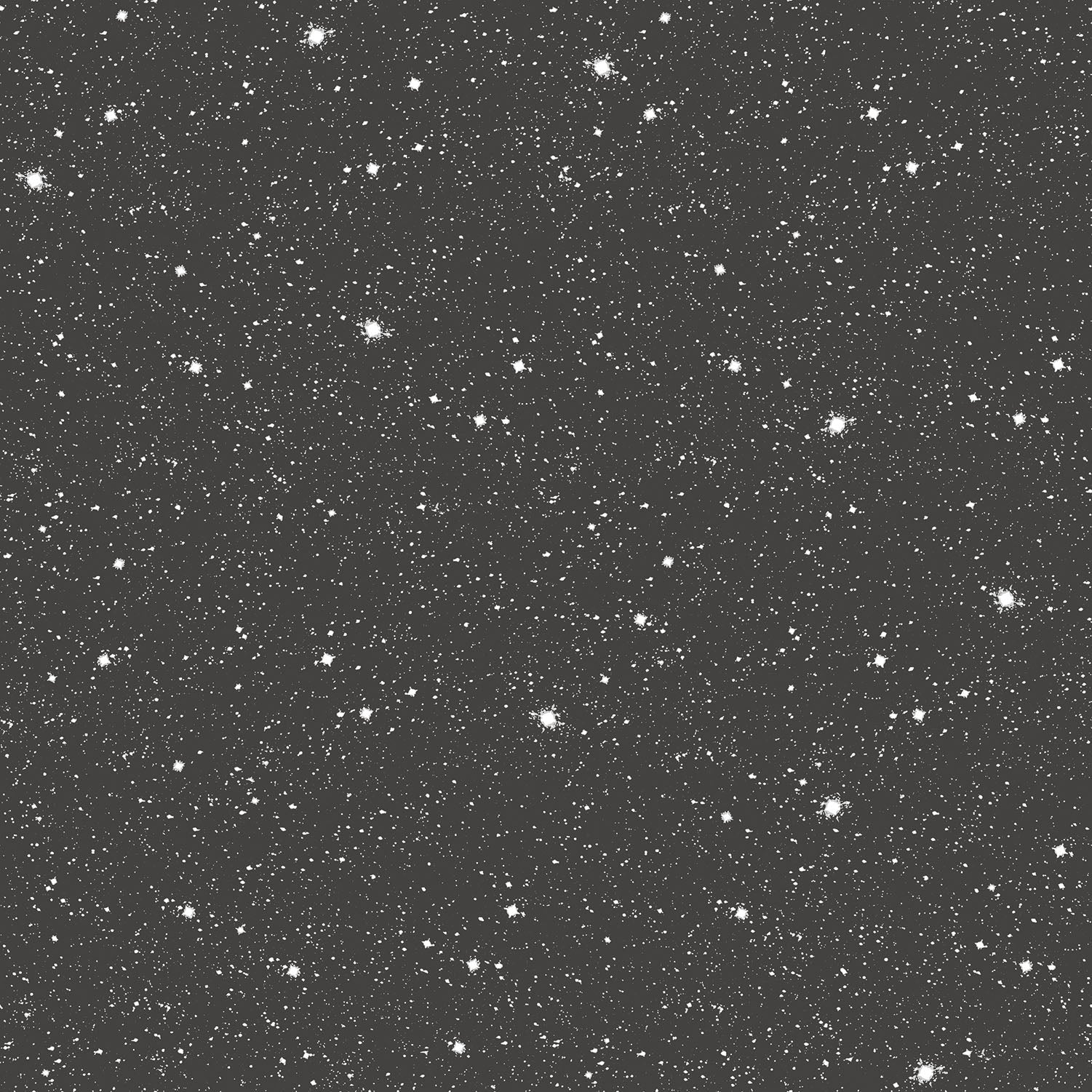 Tiny Tots 2 Space Sidewall Wallpaper - Black / Glitter - Galerie - G78407 - Premier Wallcovering