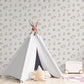 Tiny Tots 2 Spaceships Wallpaper - Greige / Tan / Glitter - Galerie - G78412 - Premier Wallcovering