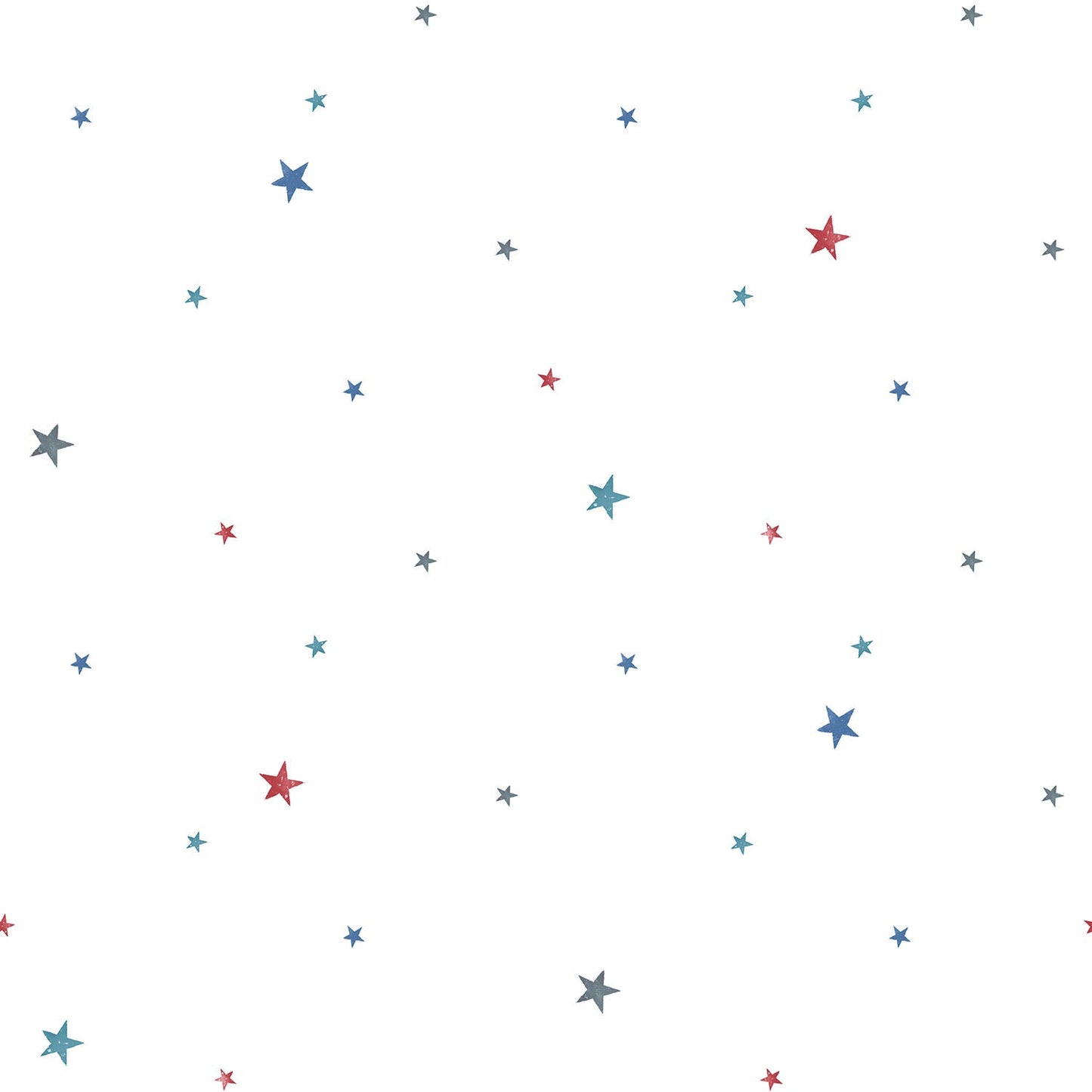 Tiny Tots 2 Stars Wallpaper - Navy / Blue / Red - Galerie - G78413 - Premier Wallcovering