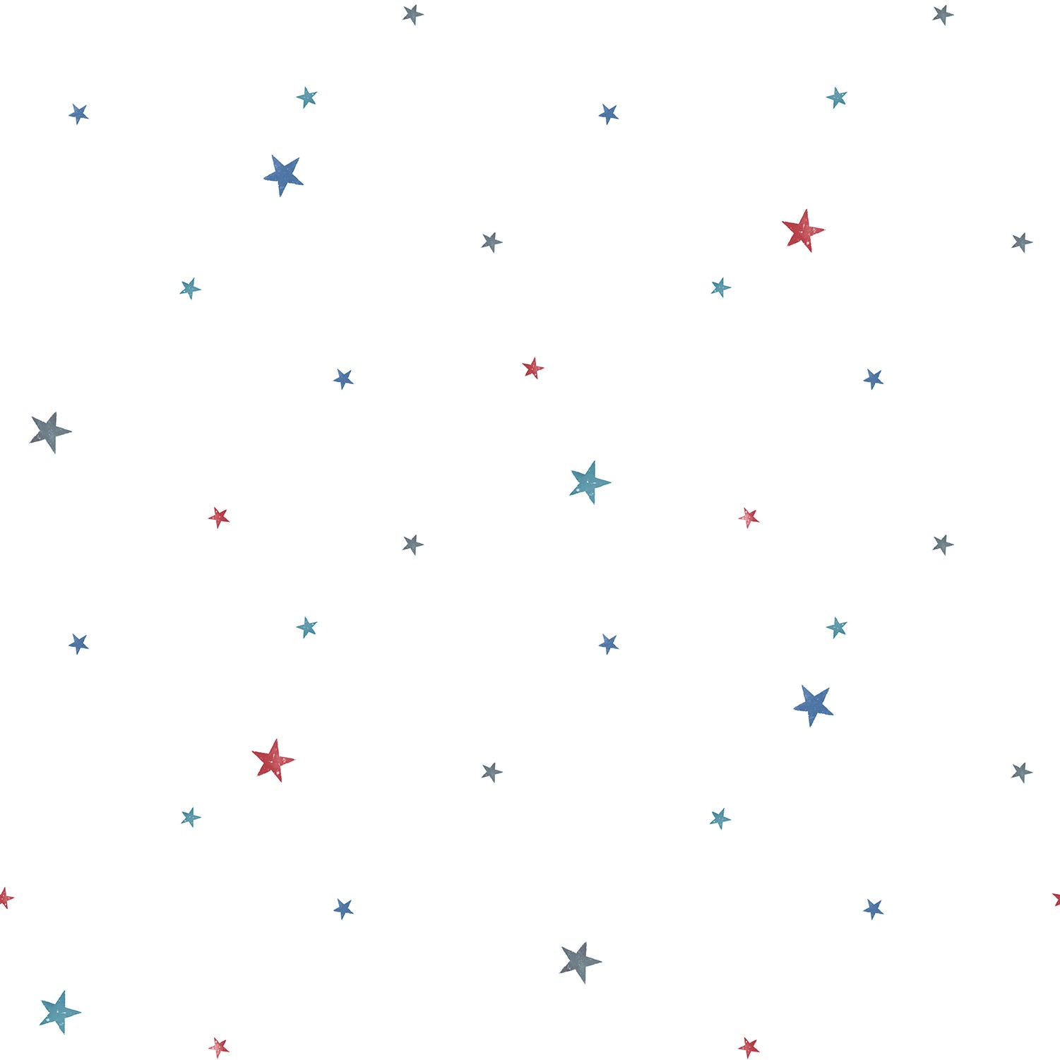 Tiny Tots 2 Stars Wallpaper - Navy / Blue / Red - Galerie - G78413 - Premier Wallcovering