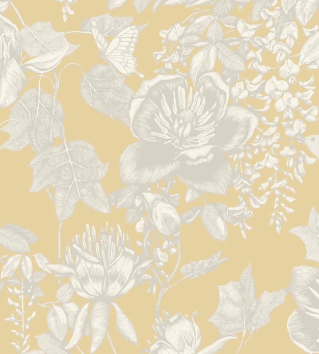 Tivoli Wallpaper - White on Ochre - 99/7029 - Cole & Son - Premier Wallcovering