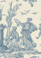 Toile Baptiste Wallpaper - Ciel - Lewis & Wood - Premier Wallcovering
